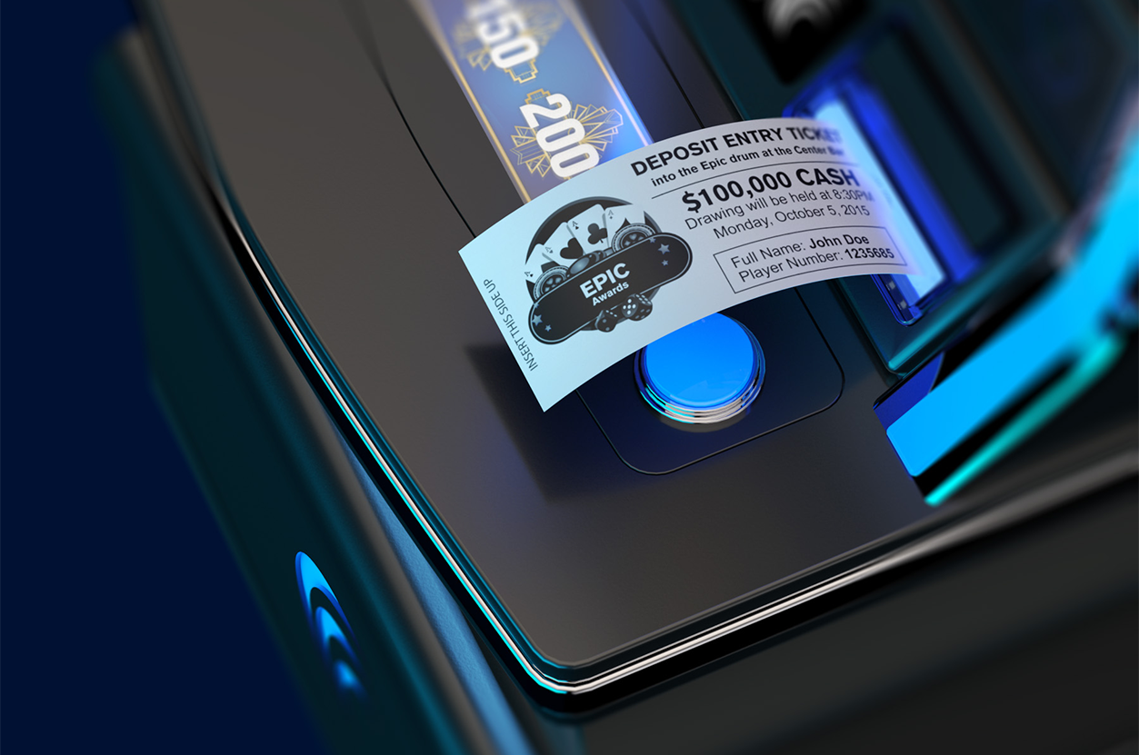 Epicentral SE Slot Machine Ticket
