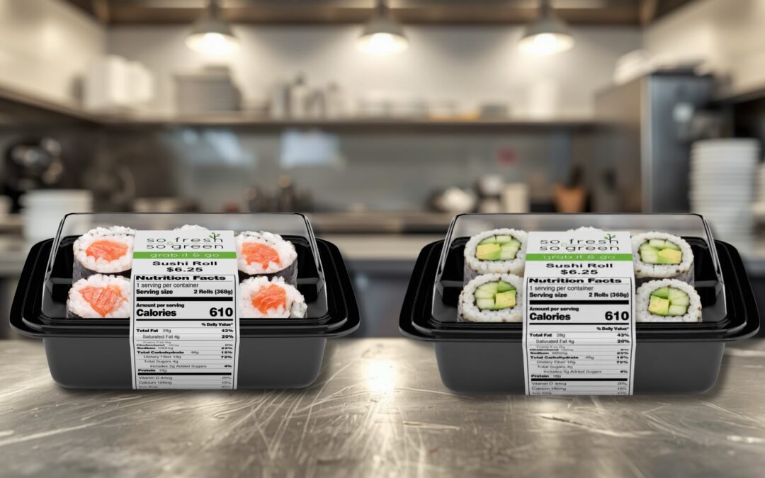Sushi Labeling Done Right: Speed, Accuracy, and Compliance