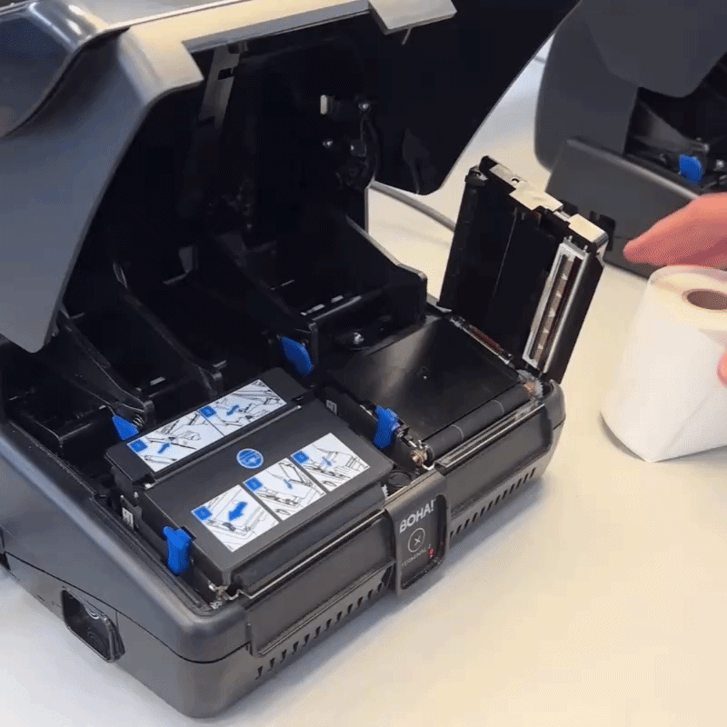 Dual quick-swap thermal printhead modules are designed to make servicing more straightforward when a print mechanism needs attention.